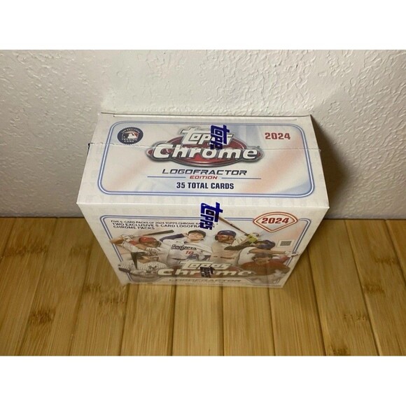2024 TOPPS CHROME LOGOFRACTOR BASEBALL BOX NEW & SEALED NWT - Picture 2 of 5